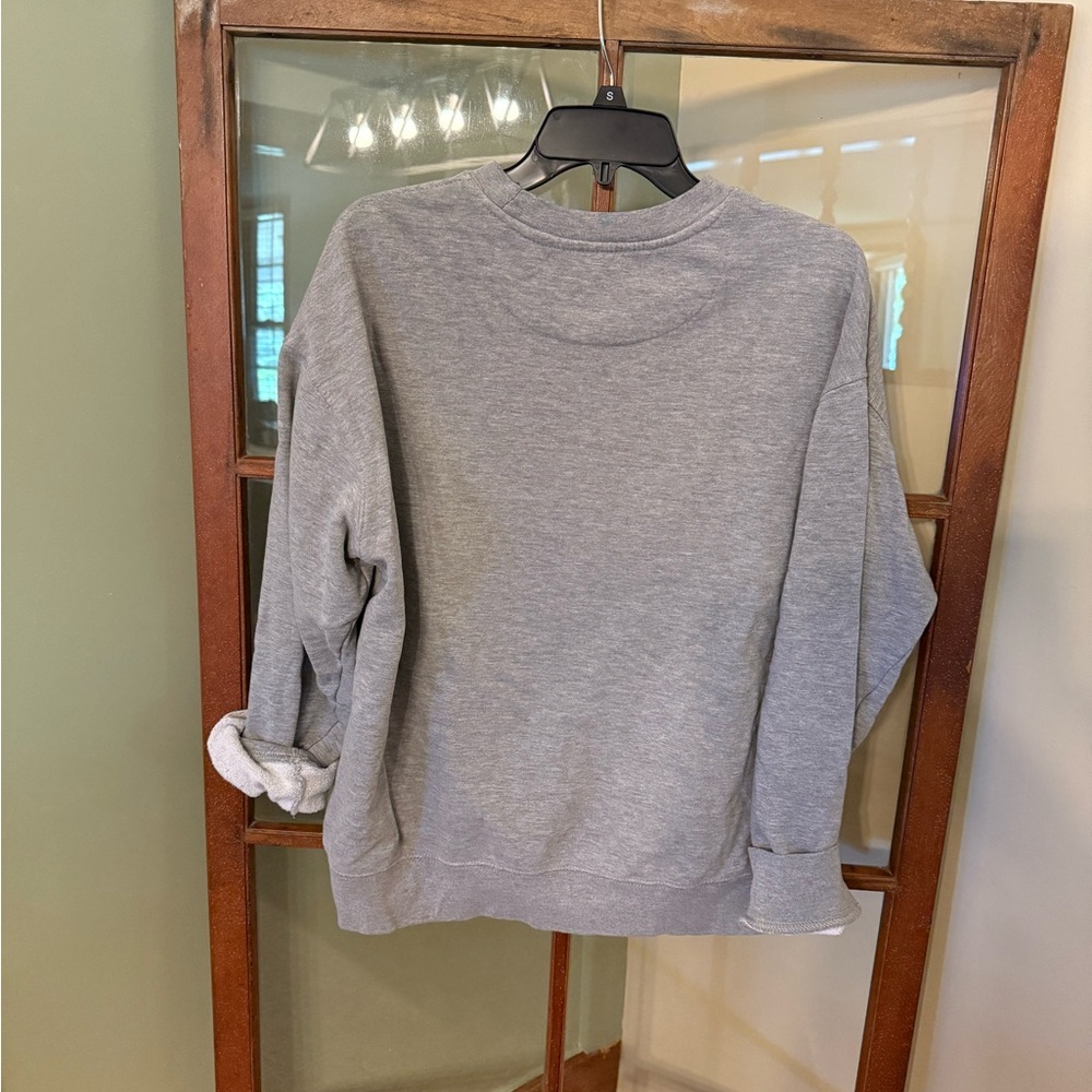 Eddie Bauer Men’s Gray Cotton Pullover Crewneck Sweatshirt - Size Medium - Picture 3 of 4
